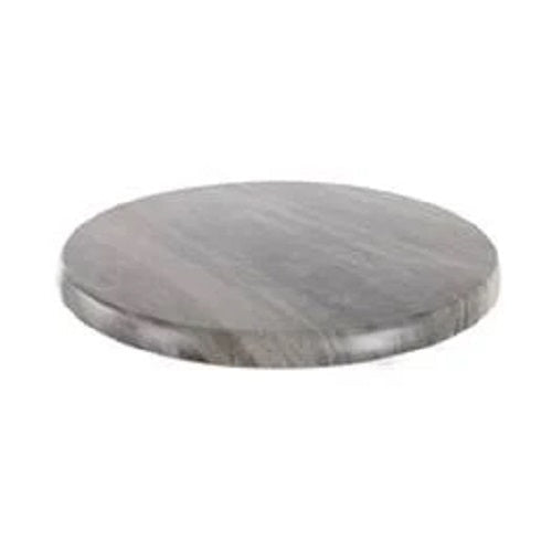 Mensa Heating Round Iso Table Top 60cm - Grey
