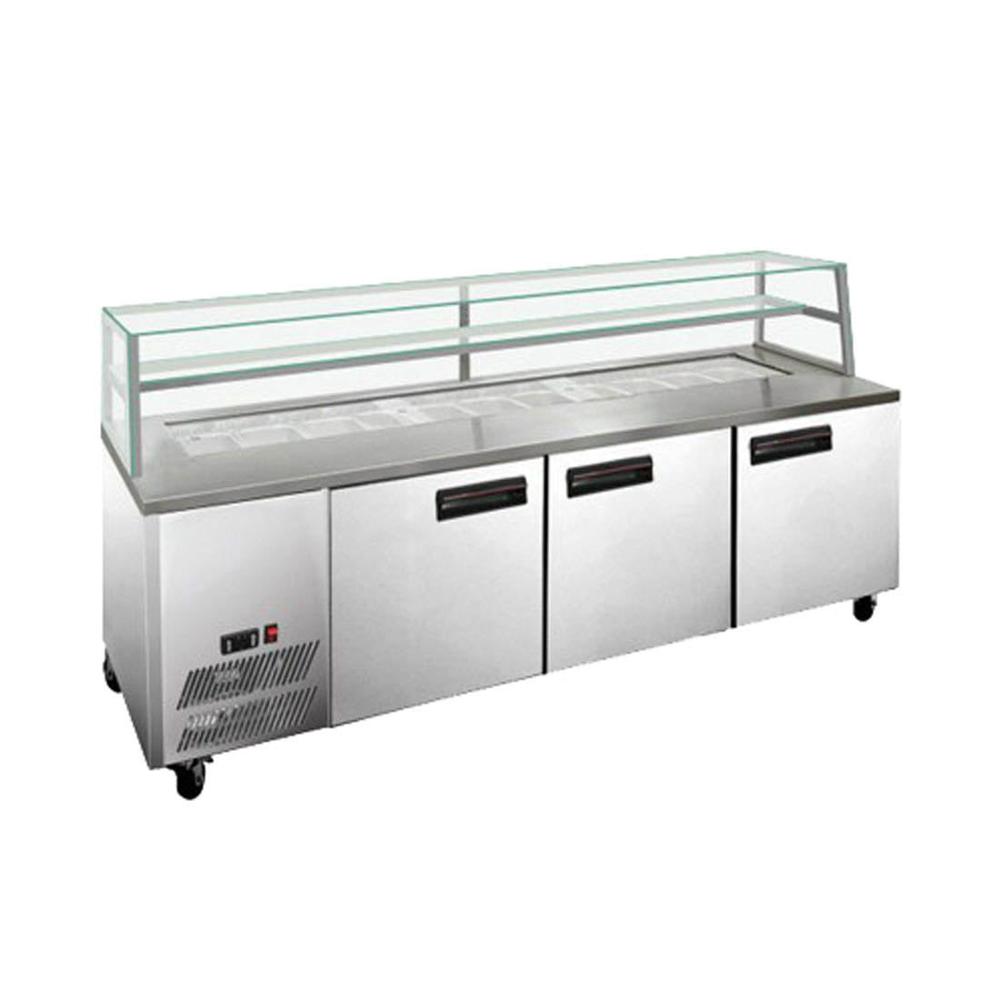 Thermaster Three Door Deluxe Sandwich Bar SCB/21