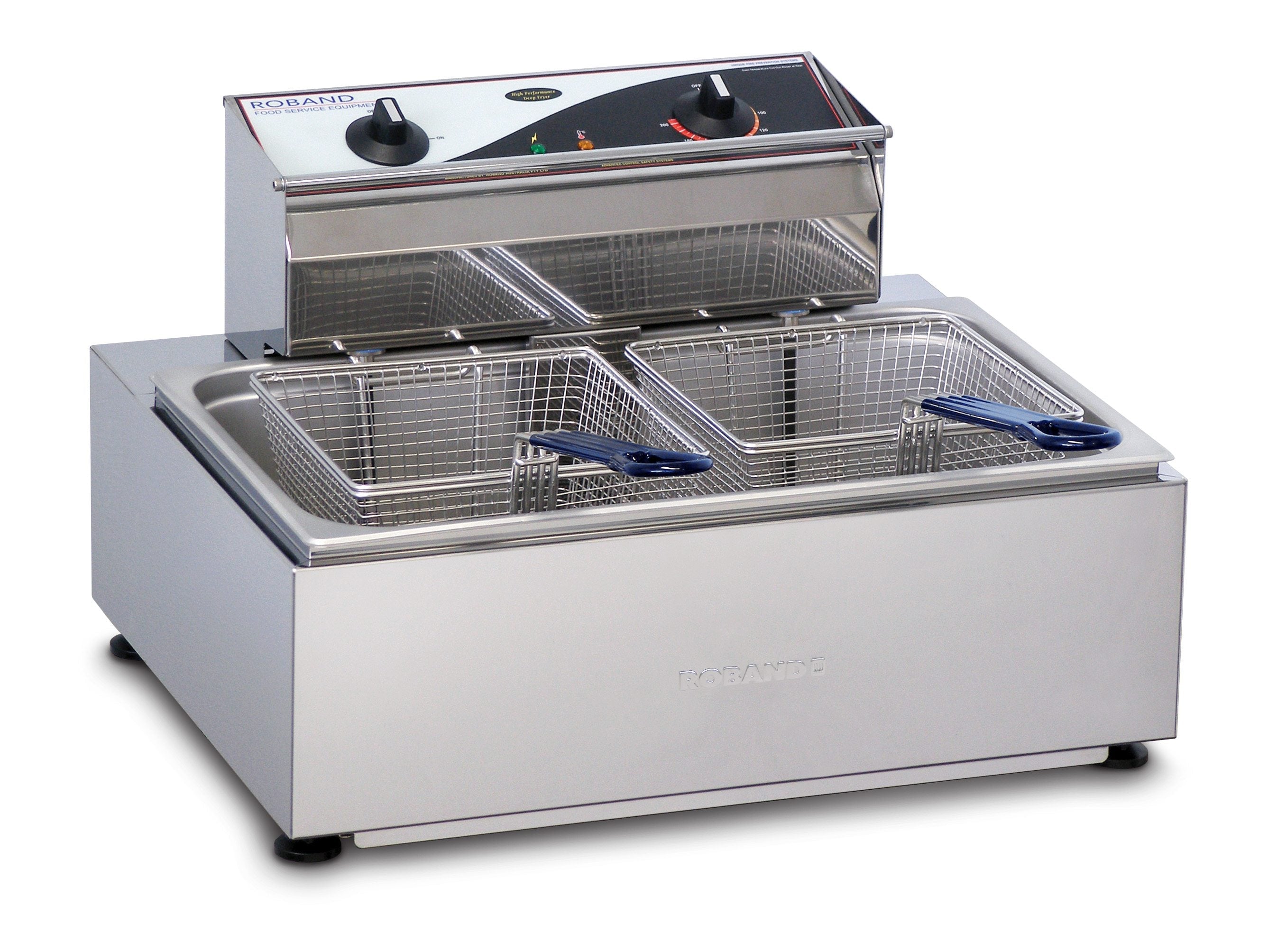 Roband Single Pan/Double Basket Fryer 11lt