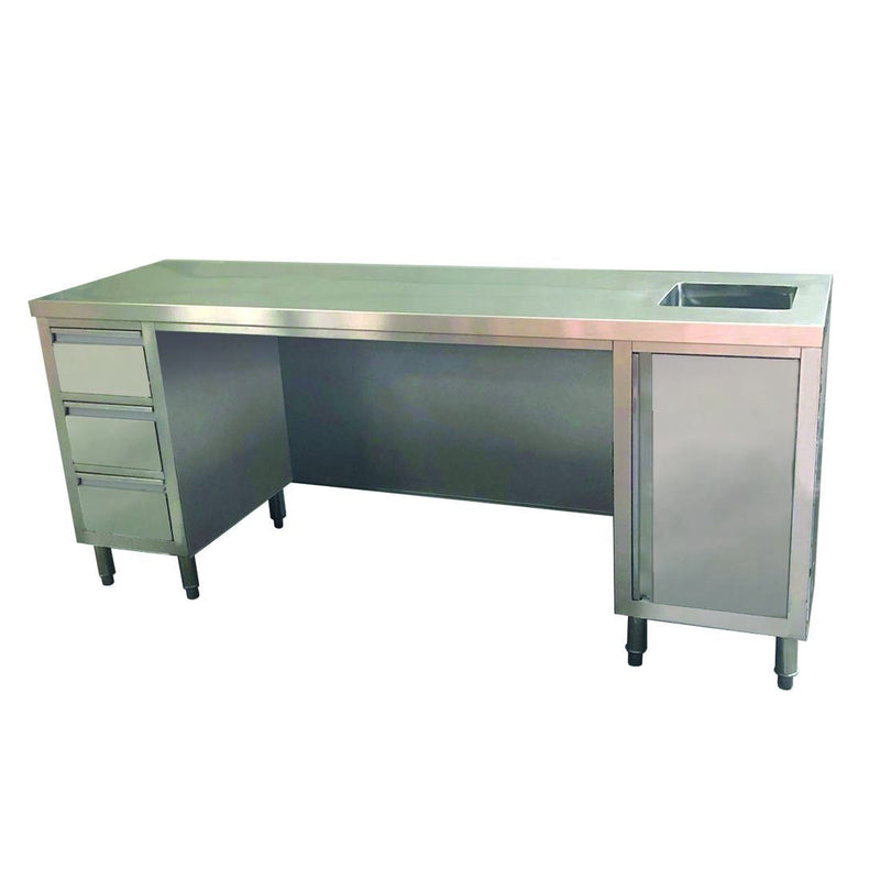 Modular Systems Multipurpose Utility Bench With Sink SS6-2100R-H