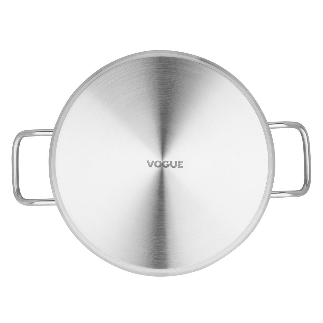 Vogue Stainless Steel Casserole Pan 7.5Ltr - T177
