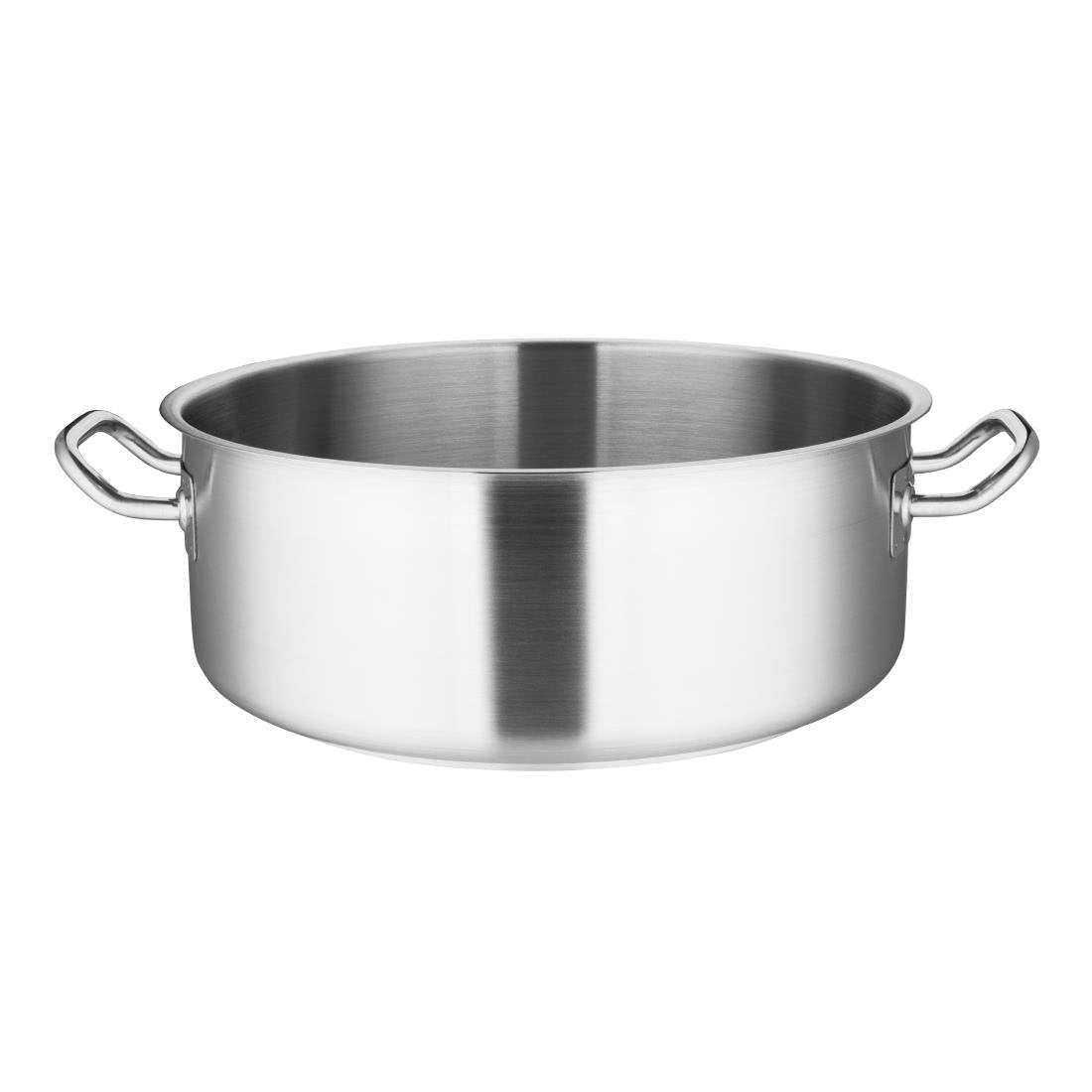 Vogue Stainless Steel Casserole Pan 13Ltr