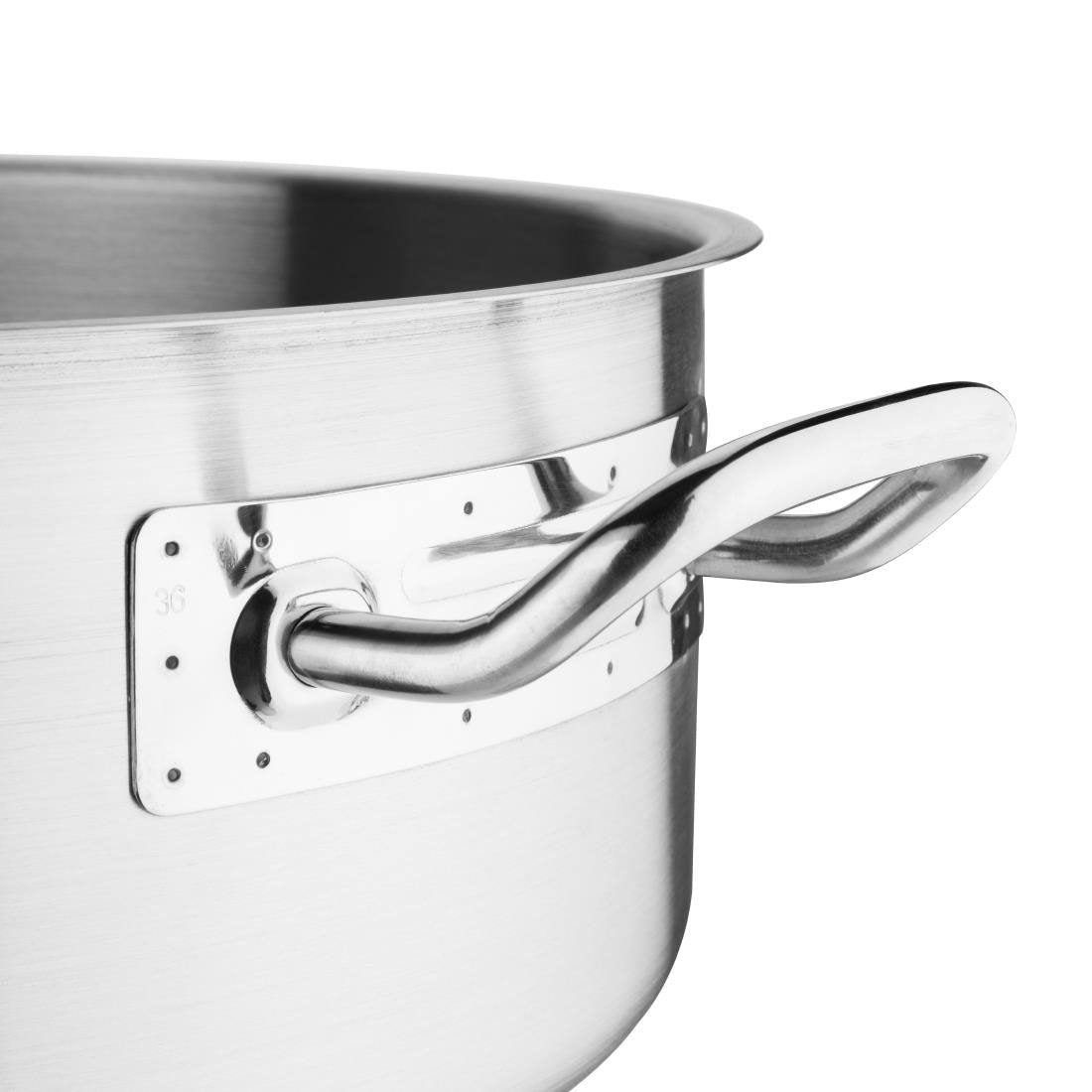 Vogue Stainless Steel Casserole Pan 13Ltr