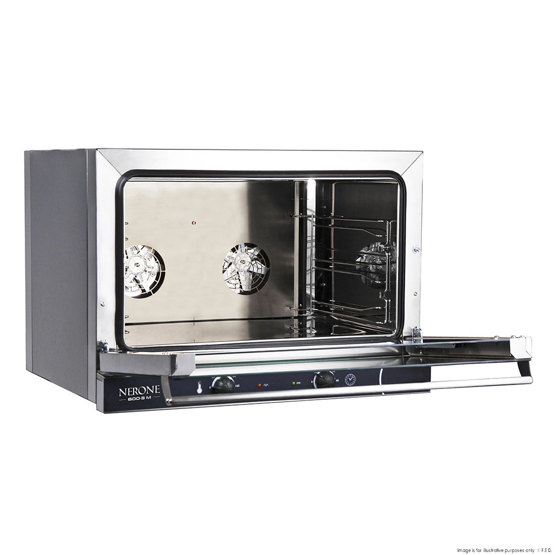 TECNODOM by FHE 3X600X400Mm Tray Convection Oven TDE-3B