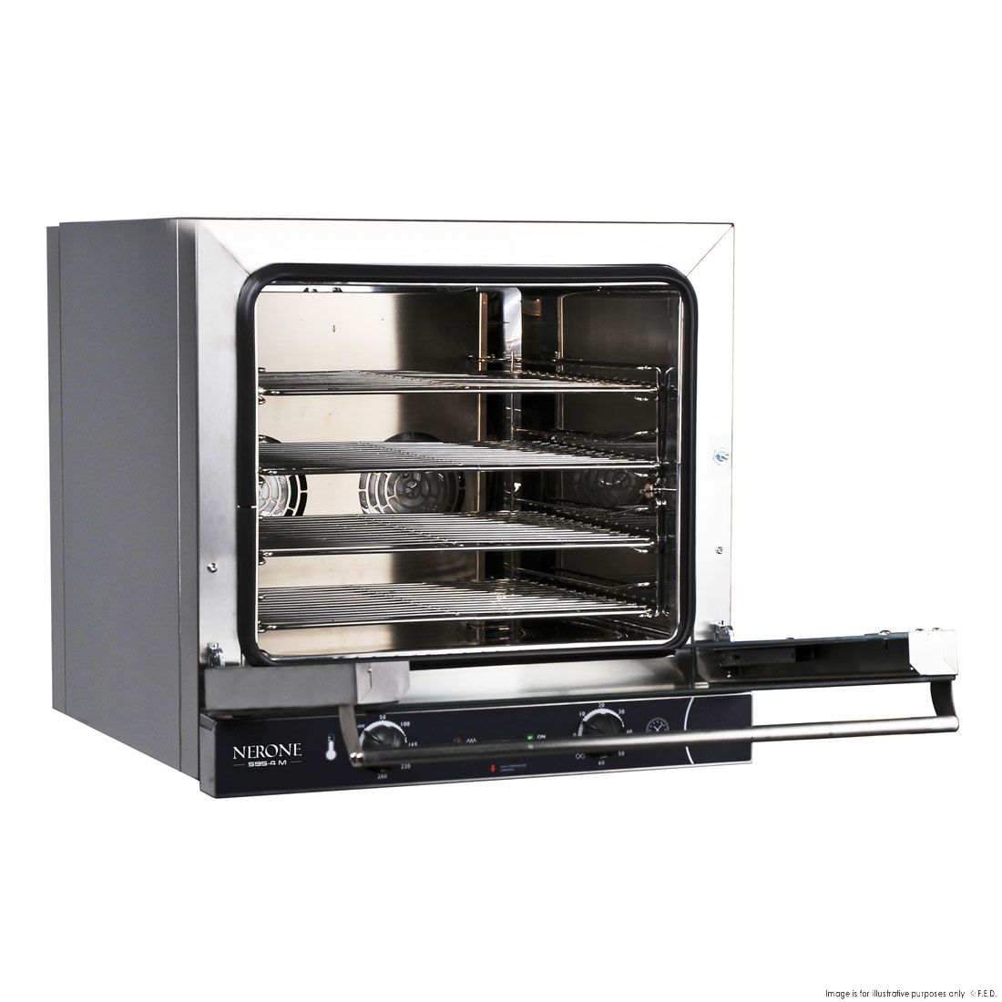 TECNODOM by FHE 4X435X350 Tray Convection Oven TDE-4C