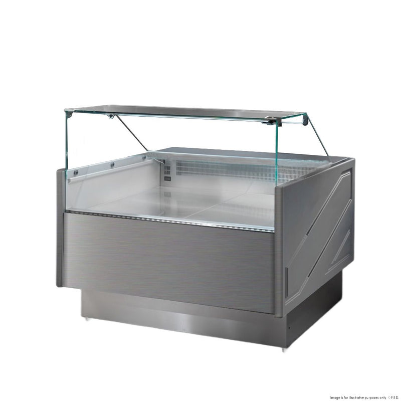 TECNODOM by FHE Serie Mr 1520Mm Wide Deli Display With Storage And Castors TDMR-0915