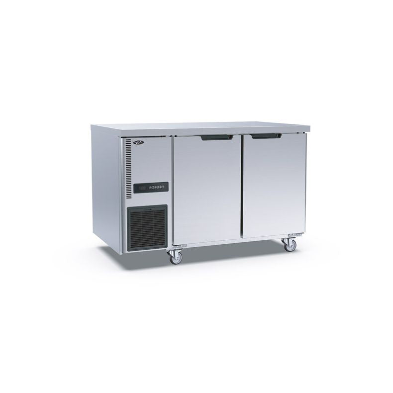 Thermaster Stainless Steel Double Door Workbench Freezer TL1200BT