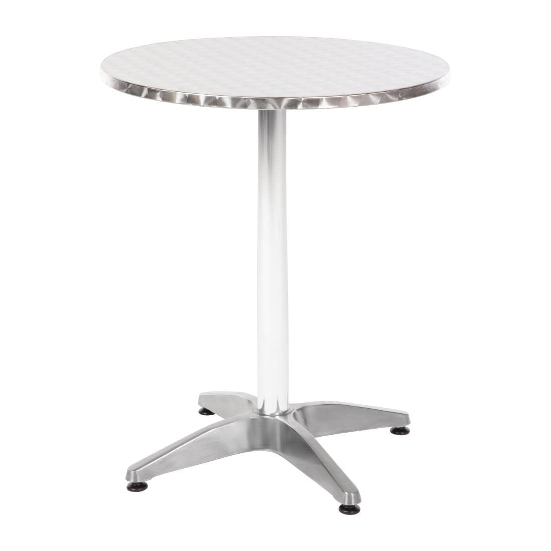 Bolero Round Bistro Table Stainless Steel 600mm