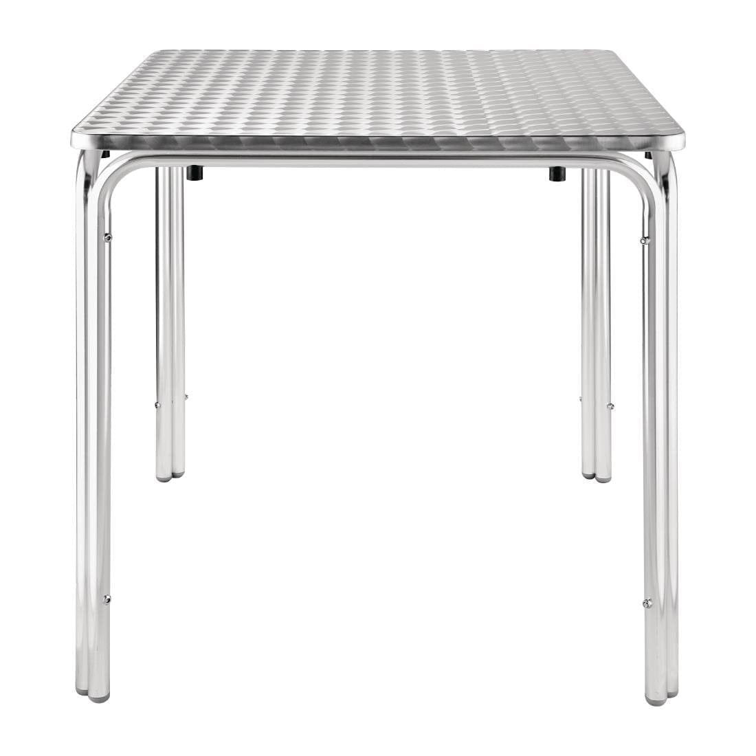 Bolero Square Stacking Table Stainless Steel 700mm