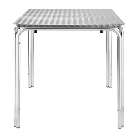 Bolero Square Stacking Table Stainless Steel 700mm