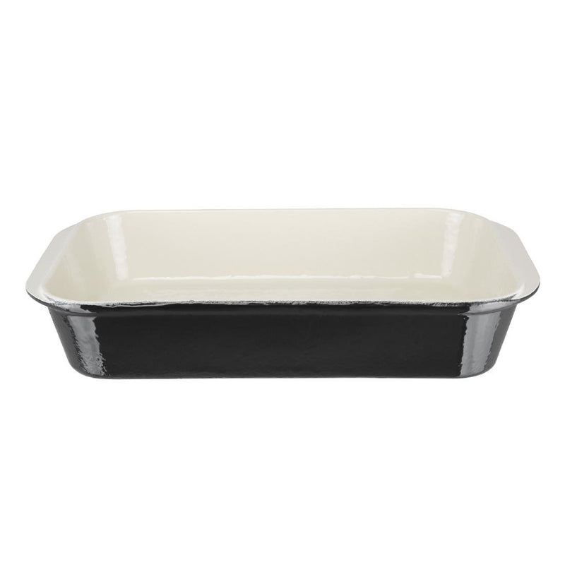 Vogue Black Cast Iron Roasting Dish 5Ltr