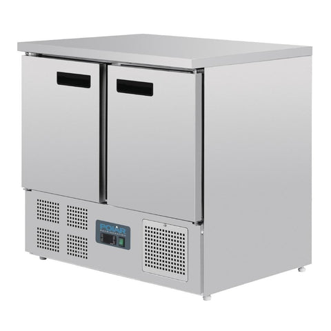 Polar G-Series Double Door Counter Fridge 240Ltr