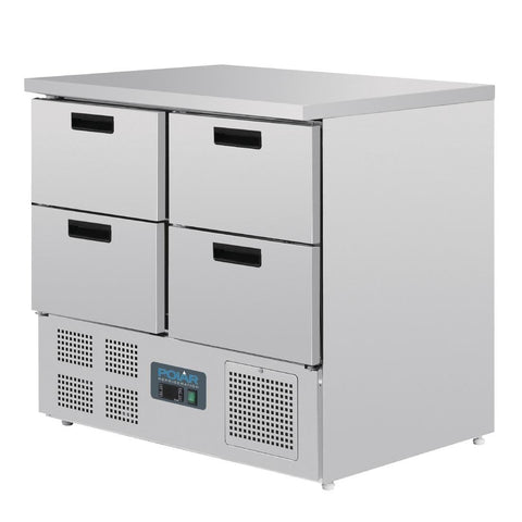 Polar G-Series 4 Drawer Counter Fridge 240Ltr - U638-A
