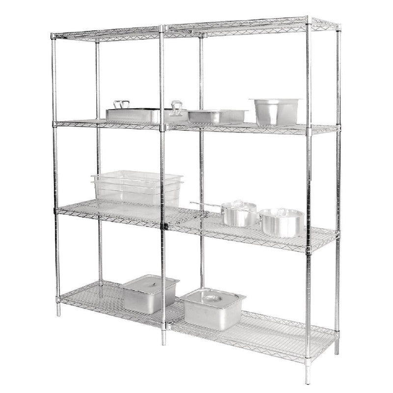 Vogue Chrome Wire Shelves 1525 x 610mm (Pack of 2)
