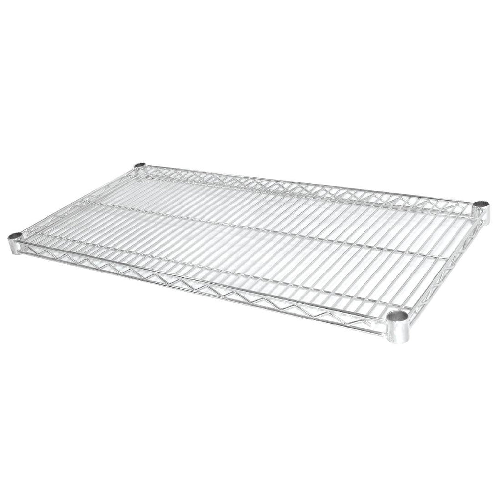 Vogue Chrome Wire Shelves 1525 x 610mm (Pack of 2) - U894