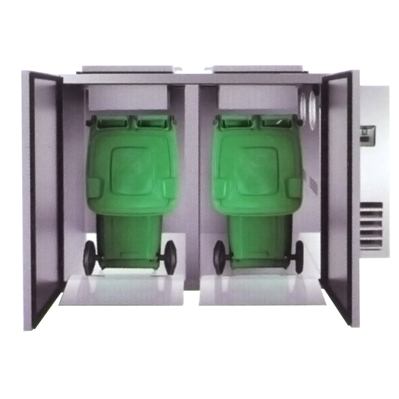 Modular Systems Refrigerated Solid Waster Cooler With 2Pcs WBC2-240