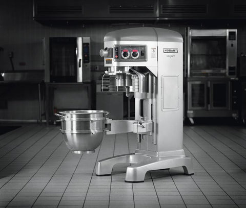 Hobart 60 Quart Legacy Planetary Mixer With Bowl, Beater, Whip, Dough Hook & Bowl Truck - HL600-20STDA-C